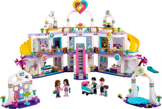 LEGO Friends 41450 Nákupní centrum v městečku Heartlake sestaveno