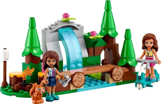 LEGO Friends 41677 Vodopád v lese sestaveno