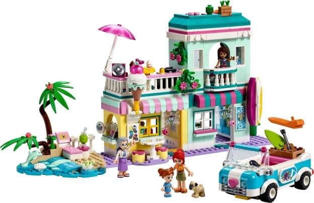 LEGO Friends 41693 Surfařský dům na pláži sestaveno